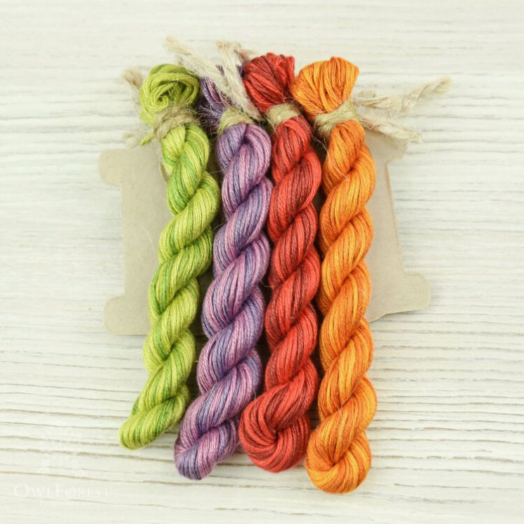 НМул-ЛНВВ-2322 Набор ниток OwlForest для схем «Любовь на все времена» (ПНК им. Кирова) универсальный