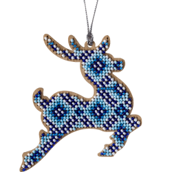 Набор для вышивания бисером по дереву ВОЛШЕБНАЯ  СТРАНА FLK-227, 9*10см