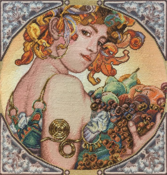 04.010.05 Набор для вышивания Марья Искусница "Фрукты" по рисунку А. Муха