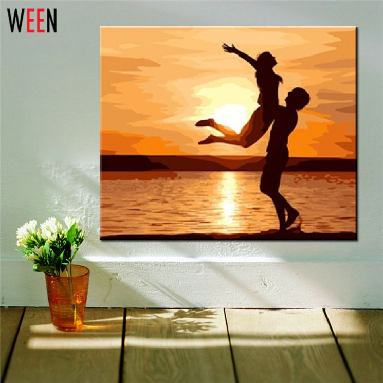 G 331 Картина по номерам PAINTBOY "На закате"