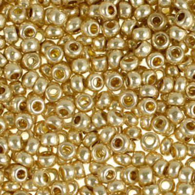 Бисер Preciosa 18113 бледно-зеленый металлик