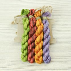 НМул-ЛНВВ-3322 Набор ниток OwlForest для схем «Любовь на все времена» (DMC) универсальный