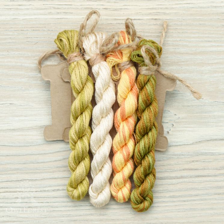 НМул-ЛР-3322-Л Набор ниток OwlForest для схем «Лекарственные растения» (DMC) Липа