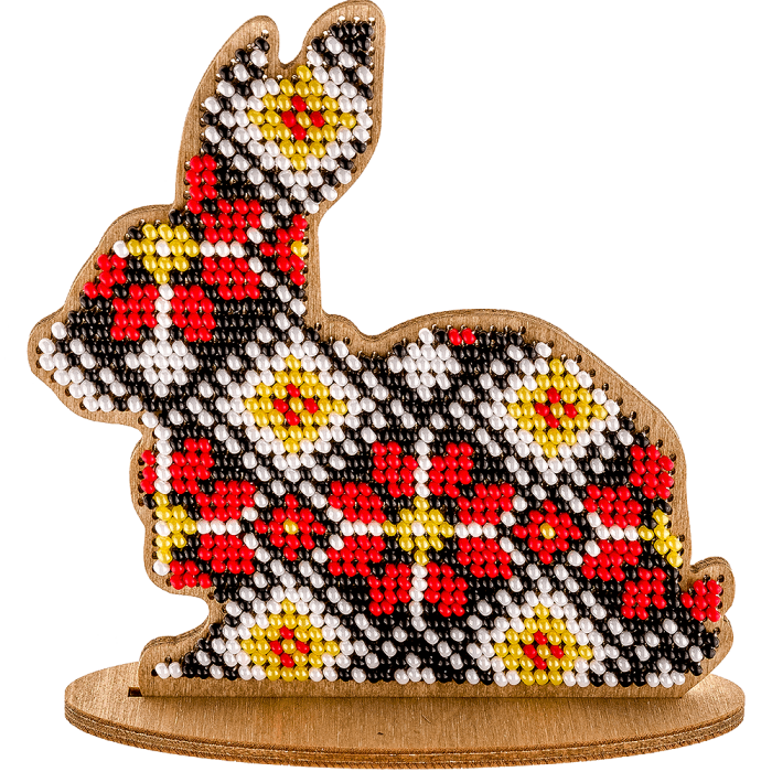 Набор для вышивания бисером по дереву Волшебная страна FLK-088, 10*10см