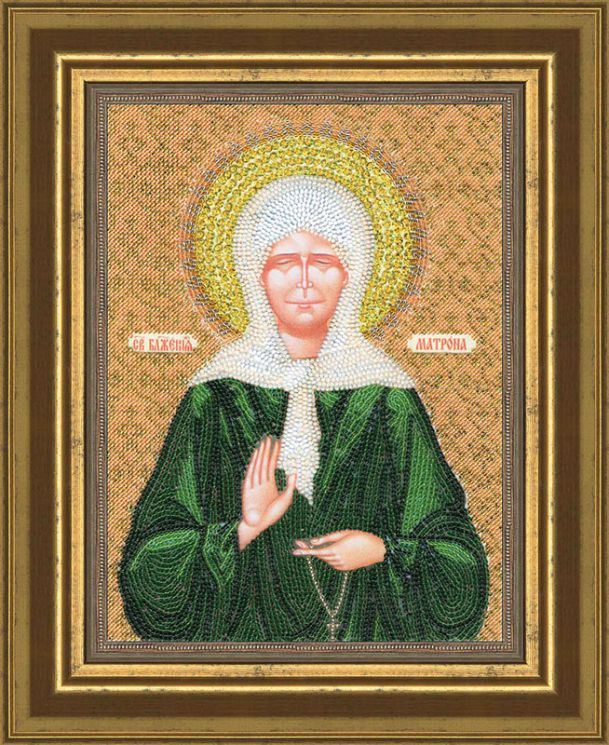 РТ-042 Набор для вышивания Золотое Руно "Образ Блаженной Матроны Московской"