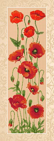 БС-007 Алмазная мозаика (кругл) Наследие "Маки"