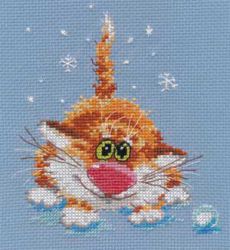 0-85 Набор для вышивания Алиса "Первый снег"