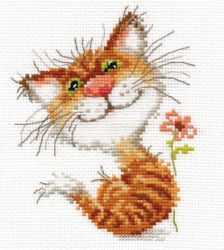 0-87 Набор для вышивания Алиса "Кисочка"