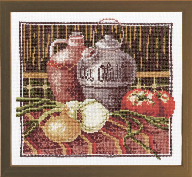 Набор для вышивания крестом ОВЕН "Кантри №1" 496