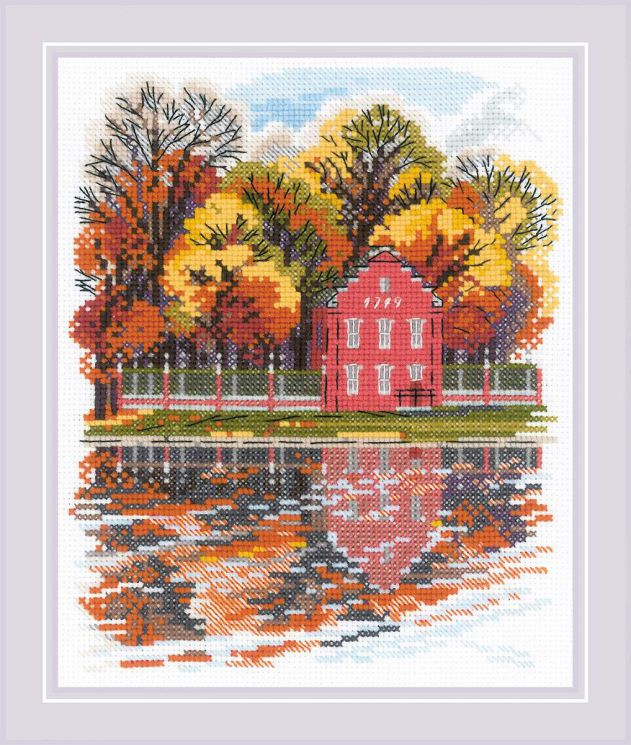 Набор для вышивания Риолис "Усадьба Кусково. Голландский домик"1759