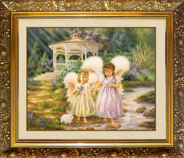 F-197 Алмазная мозаика МИЛАТО "Ангелочки"