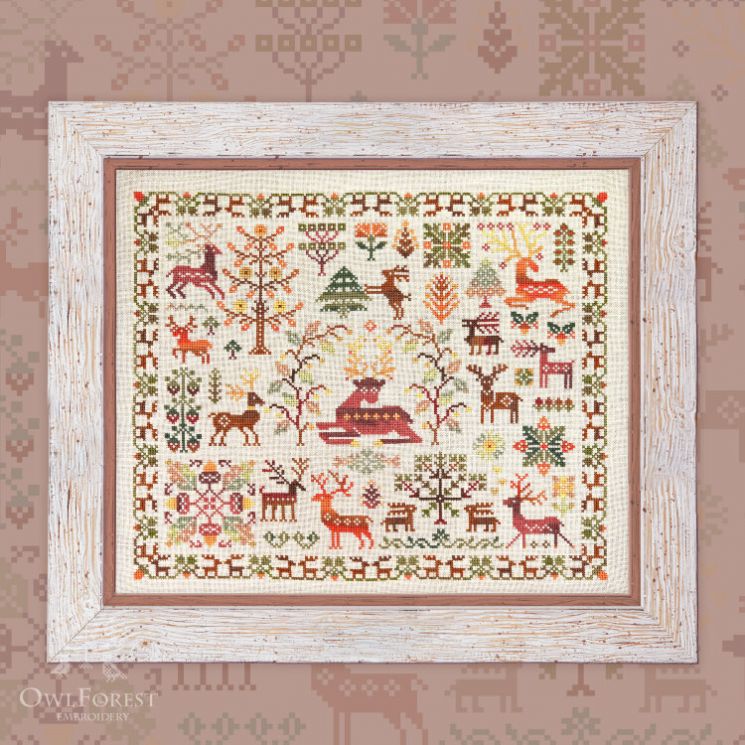 Схема для вышивания «Олений лес» 0099-ОЛ-С