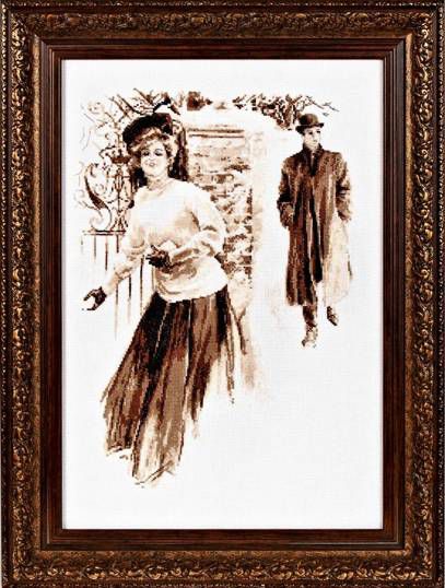 Набор для вышивания крестом Alisena "Ретро" 1039