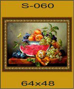 Алмазная мозаика DIY "Натюрморт с апельсином" S-060