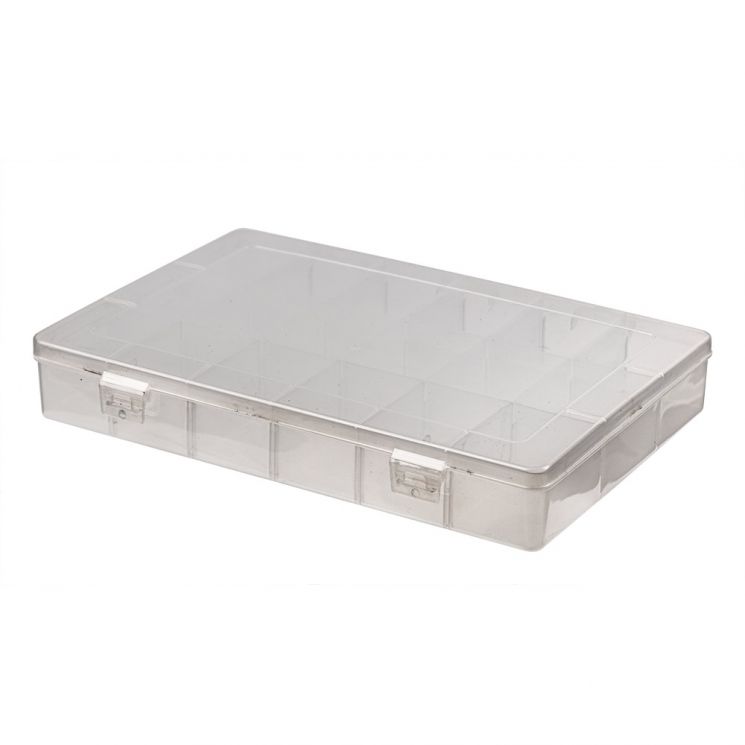 ОМ-063 Коробка для швейных принадлежностей Гамма пластик 18х27,5х4,2см