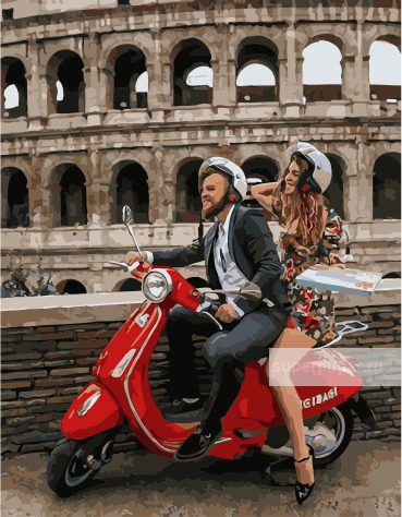  Картина по номерам PAINTBOY "Итальянские каникулы" PK48009