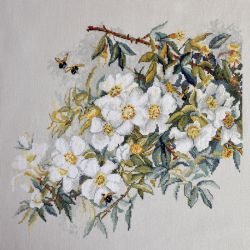 06.002.73 НАБОР ДЛЯ ВЫШИВАНИЯ Марья Искусница "БЕЛЫЙ ШИПОВНИК"