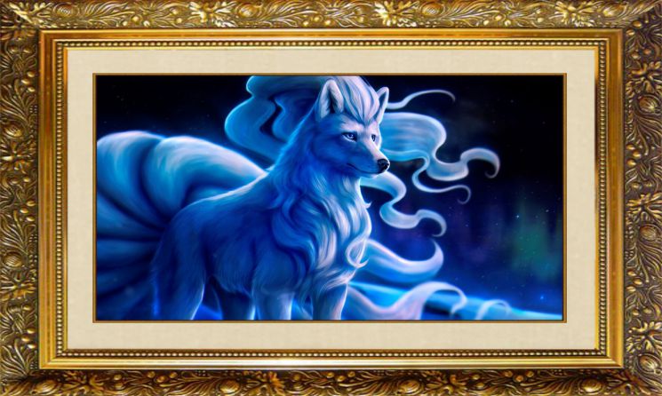 F-210 Алмазная мозаика МИЛАТО "Сказочный волк"