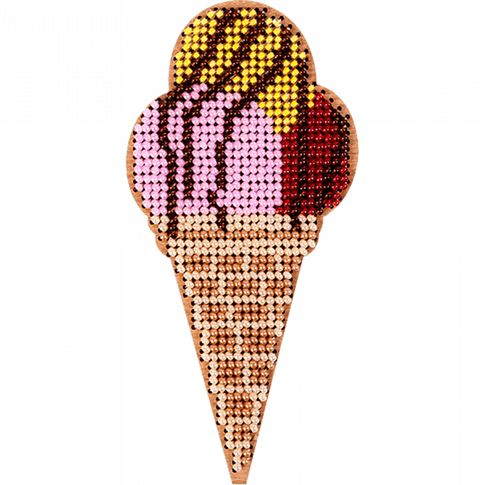 Набор для вышивания бисером по дереву Волшебная страна FLK-028, 6*12см