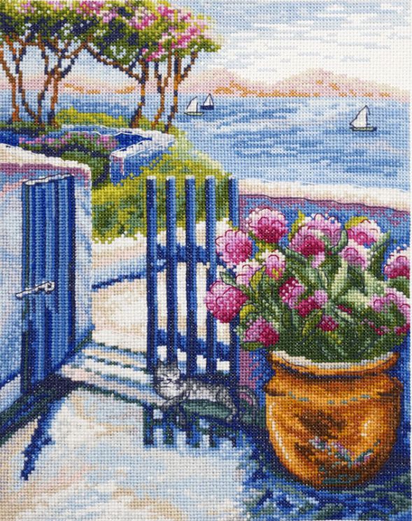 02.011.04 Набор для вышивания Марья Искусница "Калитка к морю"
