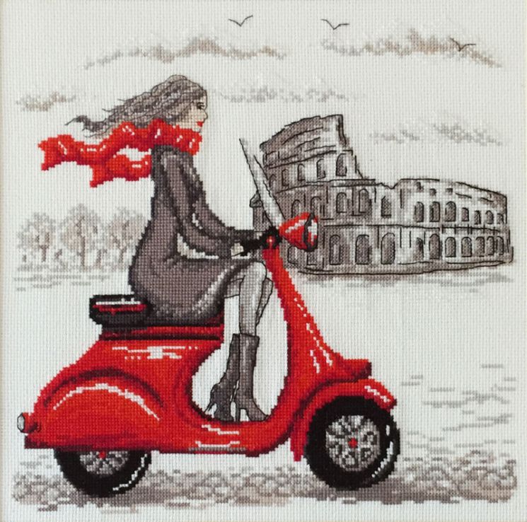 09.005.01 Набор для вышивания Марья Искусница "Рим" по рисунку О. Куреевой