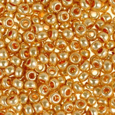 18184 Бисер Preciosa 10/0 50г золотистый металлик