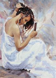 КБ-304 Схема для вышивания бисером ТМ Наследие "Утро"