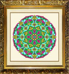 MD-003 Алмазная мозаика МИЛАТО "Мандала Здоровье"