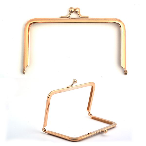 5327484 Фермуар "Прямоугольник", 125мм цв.золото