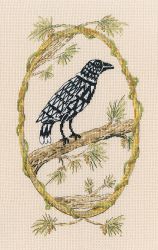 М779 Набор для вышивания РТО "Ворон в рамке"