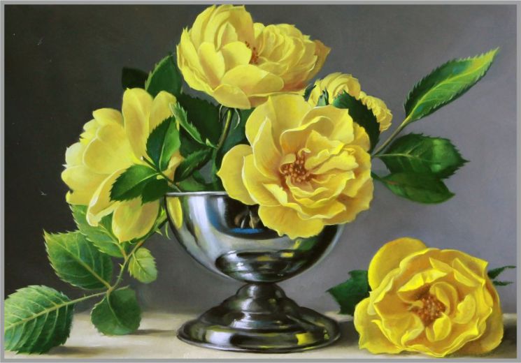  Алмазная мозаика Милато "Цветочное очарование" NR-72