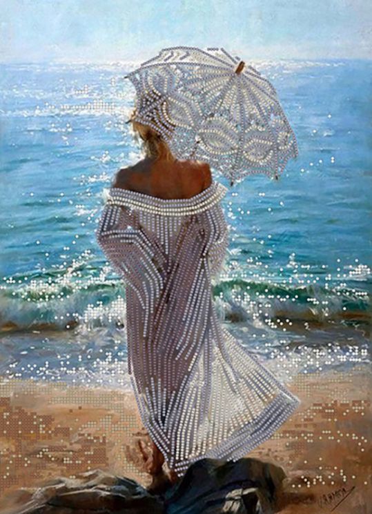 КБ-318 Схема для вышивания бисером ТМ Наследие "Ожидание"