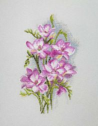 04.004.15 Набор для вышивания МАРЬЯ ИСКУСНИЦА "Фрезии"