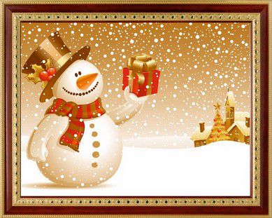 Алмазная мозаика PSP "Новогодний подарок" 158