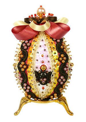 Набор для изготовления декоративного яйца ФИЛИГРИС "Осенняя симфония", 10 см, FS-149