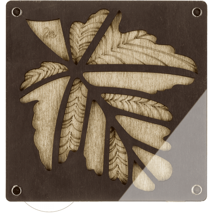 Органайзер для бисера с прозрачной крышкой ВОЛШЕБНАЯ  СТРАНА FLZB-038 14*14см, 13 ячеек