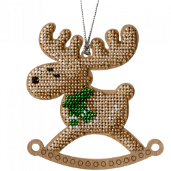 Набор для вышивания бисером по дереву ВОЛШЕБНАЯ  СТРАНА FLK-223, 9*10см